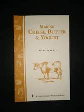Making Cheese Butter & Yogurt Ricki Carroll Recipe Booklet Storey Country Wisdom