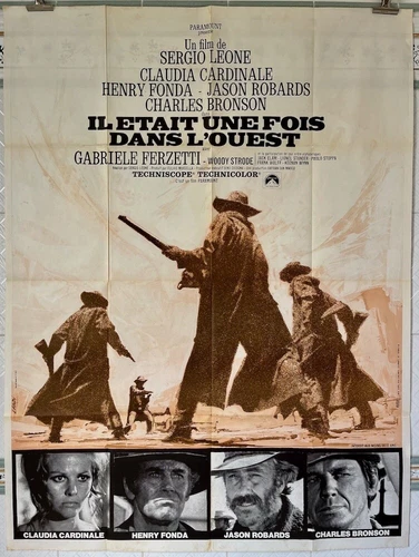 ONCE UPON A TIME (1968 RR70s) SERGIO LEONE - FRENCH GRANDE 47x63