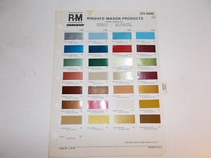 paint 1976 codes mason chip samples dodge