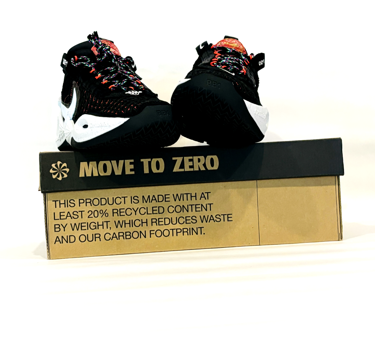 Size 8 - Nike Cosmic Unity TB Black White for sale online | eBay