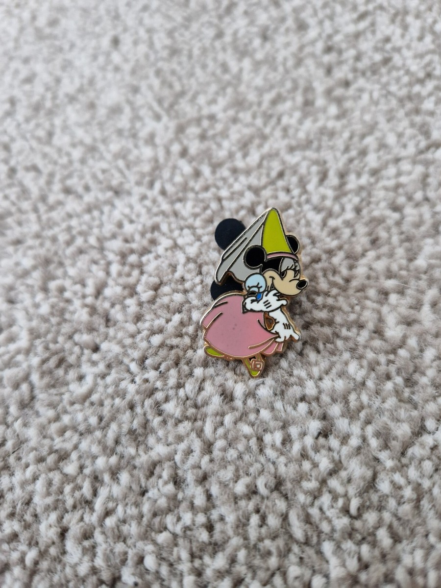 DISNEY WDW DLRP DISNEYLAND PARIS MINNIE MOUSE PINK DRESS PIN