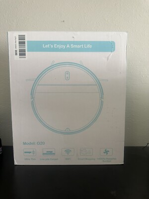 Robot Vacuum and Mop Combo Model G20, WiFi Alexa App 2-in-1 NEW