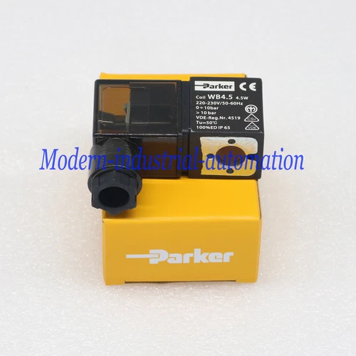 1PC New Parker Coil WB4.5 220-230V 4.5W 50 ℃ Solenoid Valve Coil Fast Delivery