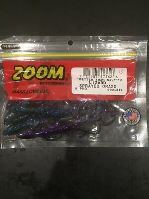 Zoom Super Salt Plus 6'' Lizard Sprayed Grass