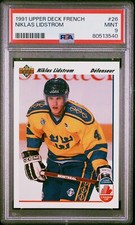 1991 Upper Deck French #26 Niklas Lidstrom PSA 9
