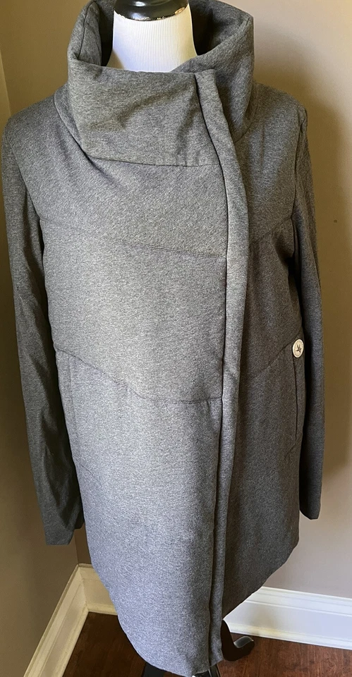 Abrigo Chaqueta Spiewak Delano Thermore Ecodown Puffer Gris Carbón Grande Usado en Excelente Condición Foto 2 de 4