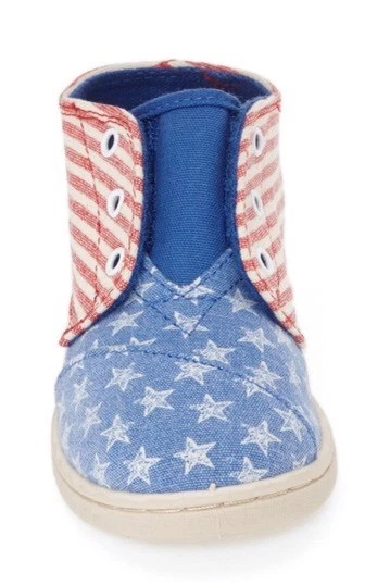 Toms Paseo Tiny Stars and Stripes Toddler Kids Size 10. New - Image 4 of 4