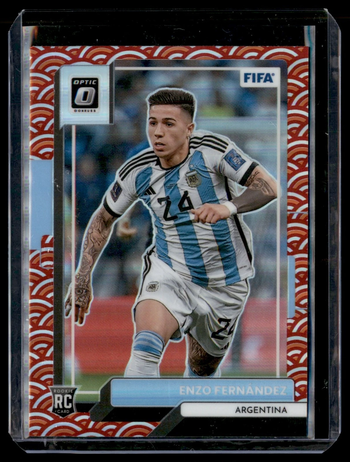 2022 DONRUSS OPTIC PHOTON TMALL SP ENZO FERNANDEZ ROOKIE ARGENTINA #66