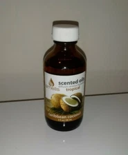 Caribbean Coconut Scented Oil Tropical Aroma 2 FL OZ Aromatherapy New
