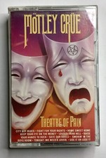 Motley Crue Cassette YA 1985, Elektra Label Theatre of Pain. EXCELLENT COND.