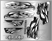 yamaha banshee full graphics kit ...THICK AND HIGH GLOSS