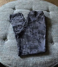 NWOT Rachel Zoe High Waisted Pointe Legging Womens Size Medium Black Camo R12