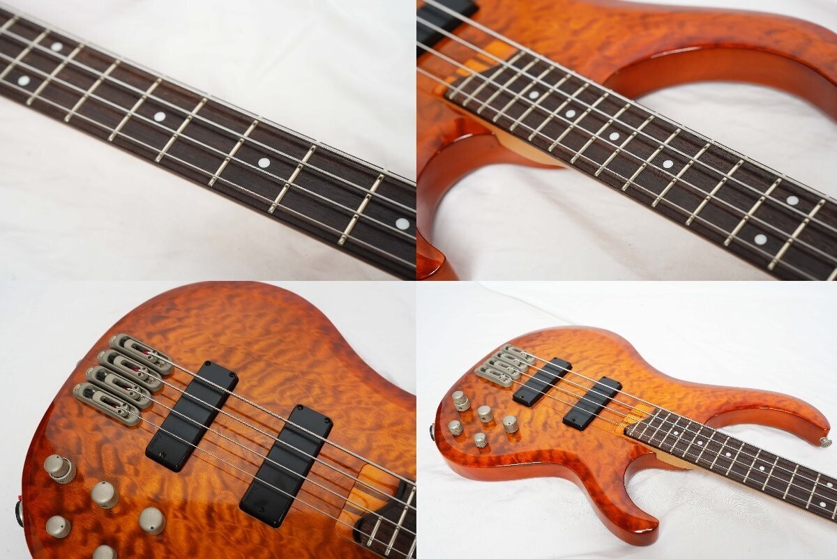 ibanez BTB 400 QM アクティブベース Ibanez BTB-400QM 6-String Bass Red Multi-String Bass Used
