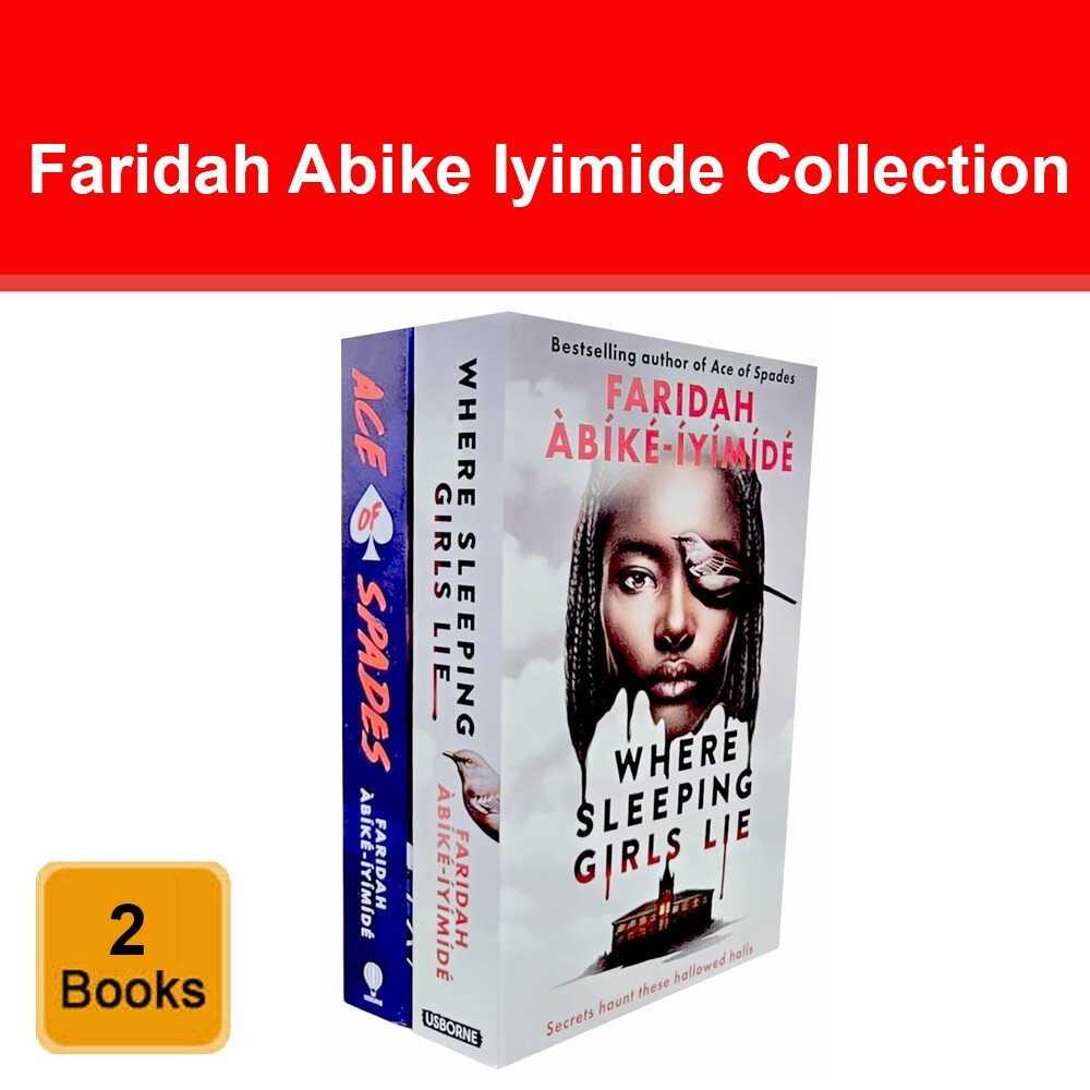Faridah Abike Iyimide 2 Books Collection Ace Of Spades, Where Sleeping Girls Lie