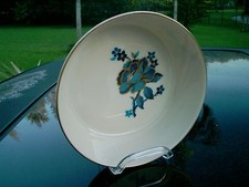 LENOX MADE IN USA "SPECIAL" SERVING BOWL BLUE FLOWERS WITH GOLD 5.5"
