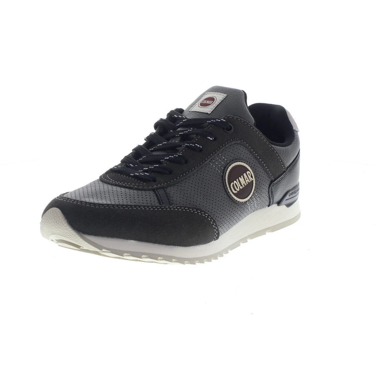Blauer Sneaker Uomo Quartz In Suede/Nylon: Blu Navy/Rosso, Taglia 41, S2QUARTZ01, Chiusura Stringata, Suola In Gomma - 6