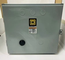 SCHNEIDER ELECTRIC SQUARE D CAT. NO. 9991SDG4 CONTACTOR & STARTER ENCLOSURE NEMA