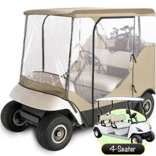 Golf Cart Rain Cover Enclosure 2 Person Club Car Waterproof Portable w/ Case NEW