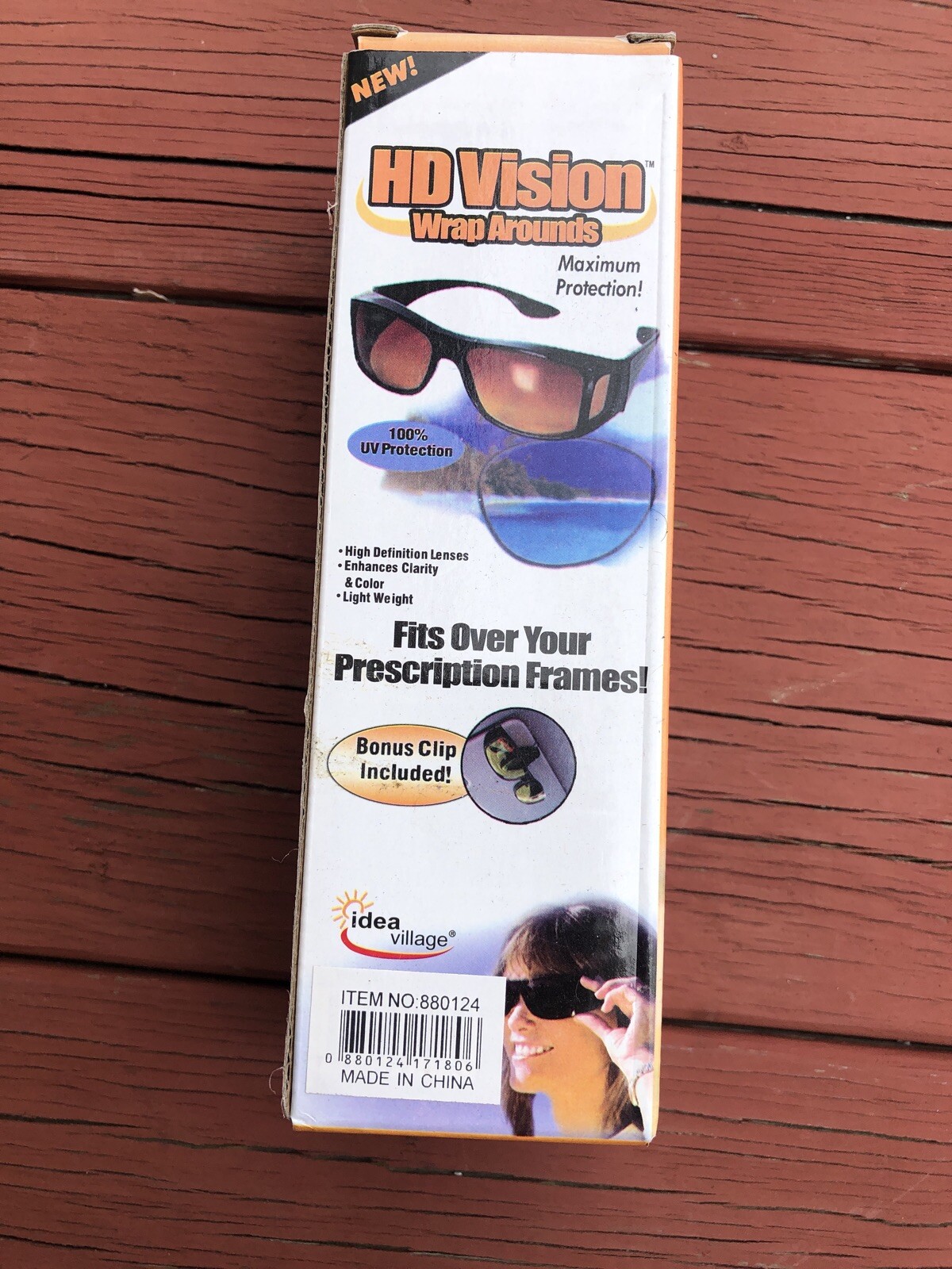 New Hd Vision Wrap Around Sunglasses Fit Over Your Prescriptions With