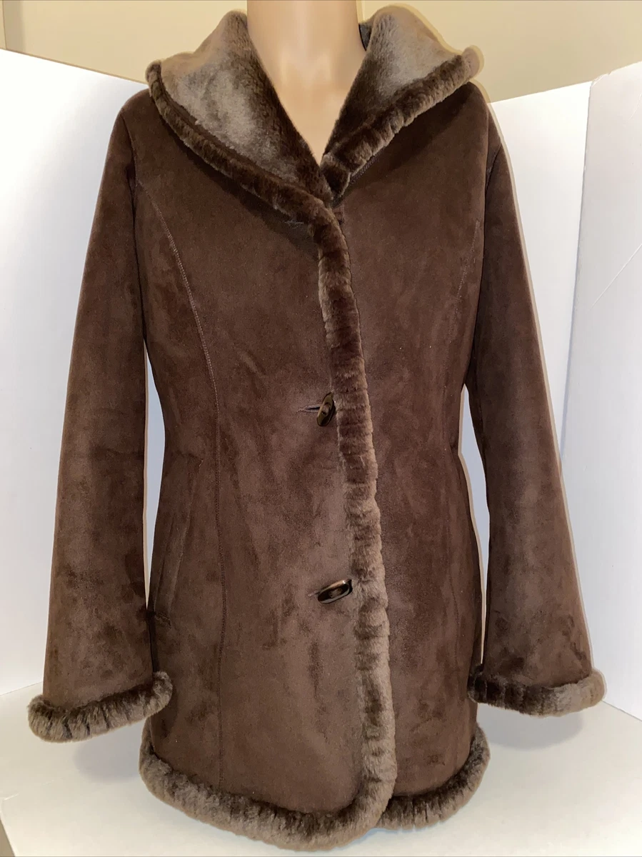 Jones new york sales faux fur coat