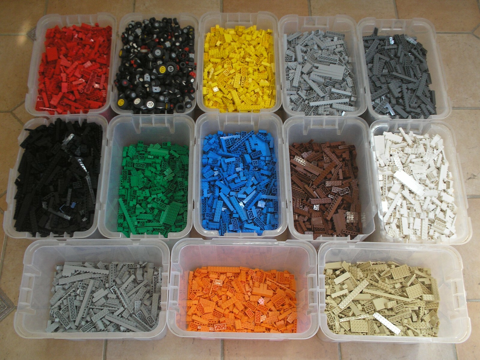 LEGO Vrac 0,5 Kg / Couleur au choix / 0,5 kilo / Qualité 1er choix
