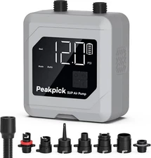 Peakpick 20PSI Electric SUP Air Pump | Inflator for Paddle Board, boat, tent