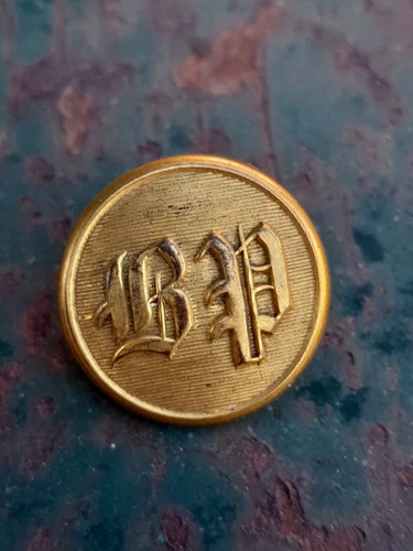 Antique Pre Civil War D Evans Attleboro Mass Brass Police Uniform Button