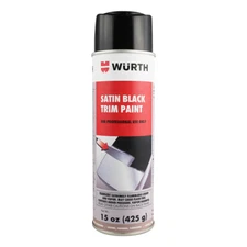 Wurth 0892140029 Satin Black Trim Paint 15oz