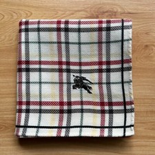 HANDKERCHIEF MEN'S COTTON VINTAGE ART PLAIDS PLAIN POCKET SQUARE 18" A-0724