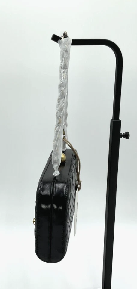 HOBO Lauren Minaudiere с заклепками черный полированный кожаный клатч новый с Ярлыками - Изображение 4 из 4