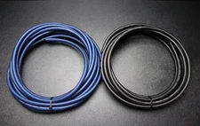 6 GAUGE AWG WIRE 15 FT BLACK 15FT BLUE CABLE STRANDED PRIMARY BATTERY POWER IB6