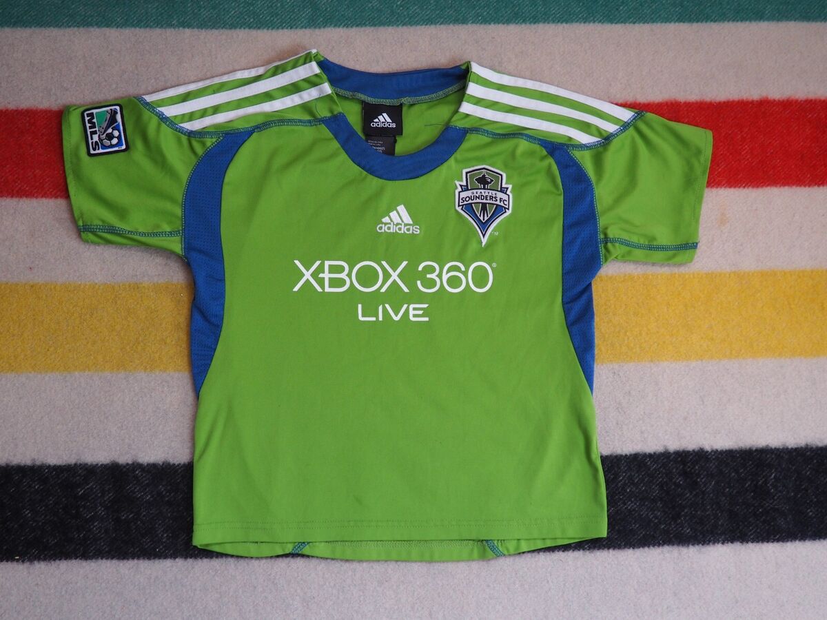 Adidas MLS Seattle Sounders FC XBOX 360 Live Green Soccer Adidas MLS Seattle Sounders FC XBOX 360 Live Green Soccer
