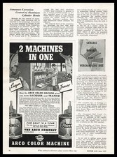 1939 ARCO Cleveland Ohio Transo And Synite Paint Lacquer Color Machines Print Ad