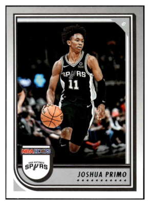 Joshua Primo 2022-23 Panini NBA Hoops #154 NBA Spurs ID:50324