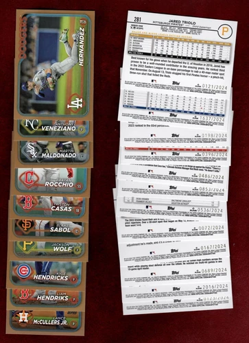 2024 TOPPS GOLD PARALLEL CARDS LTD /2024 U-PICK