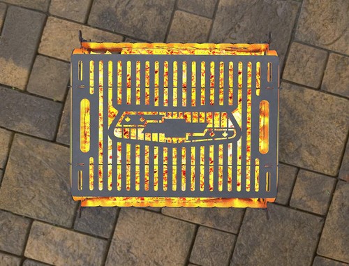 Metal 1957 Chevy Bel Air Firepit Collapsible Plasma Cut Metal Chevrolet 57 Chevy - 第 4/12 張圖片