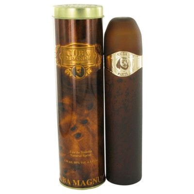 Cuba Magnum Gold by Fragluxe Eau De Toilette Spray 4.2oz/125ml for Men