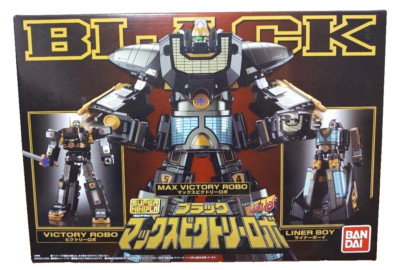 BANDAI Super Minipla Black Max Victory Robo Go Go Five Power Rangers Unused