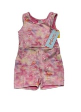 Toddler Girls Floral Spray Sleeveless Biketar...