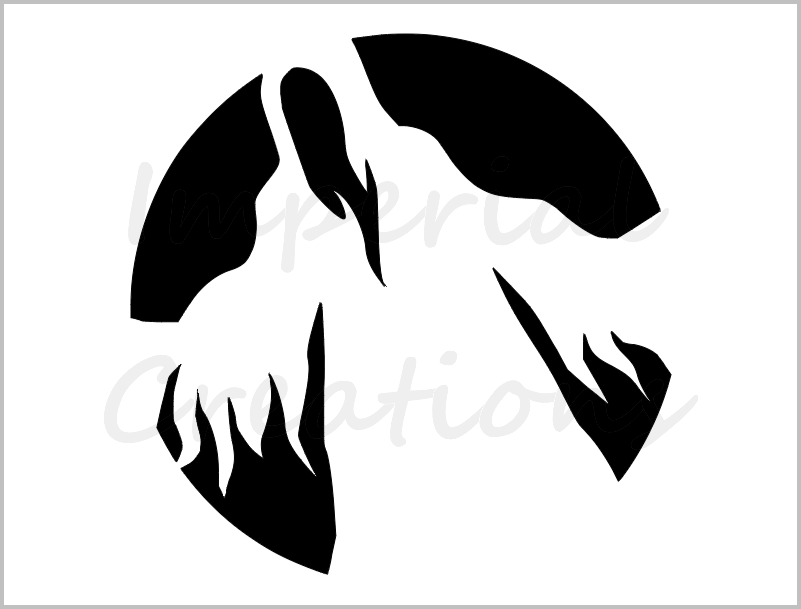 Grim Reaper Pumpkin Carving Stencils