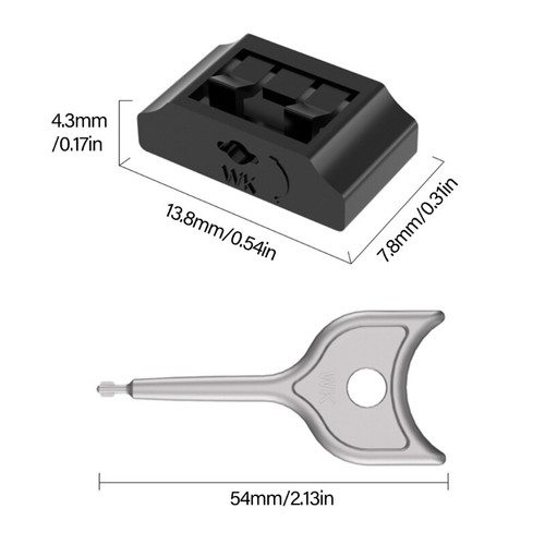HDMIs Port Blocker Port Locking Plugs Key Secure For Laptop Data Dust Defense - Afbeelding 8 van 10