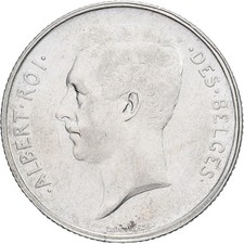 [#1202450] Belgium, 2 Francs, 2 Frank, 1912, Brussels, Silver, AU, KM:74