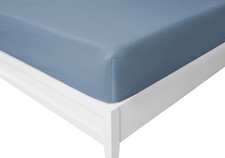 Nautica Solid Cotton-Rich Fitted Sheet