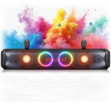 26 Inch 6 Speaker UTV Sound Bar, Bluetooth Golf Cart Speakers Color Changing...