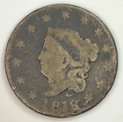 Photo of a 1818-P Large Cent from an eBay listing that sold on Jul 19, 2026