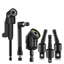6Pcs Right Angle Drill Attachment Set w/ 105�...
