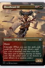 MTG 2X2 *Non-Foil Bloodbraid Elf (Borderless) 373 NM Double Masters 2022 U