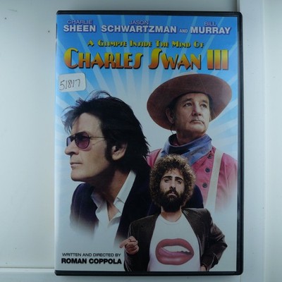 A Glimpse Inside the Mind of Charles Swan III DVD 2012 Charlie Sheen Bill Murray