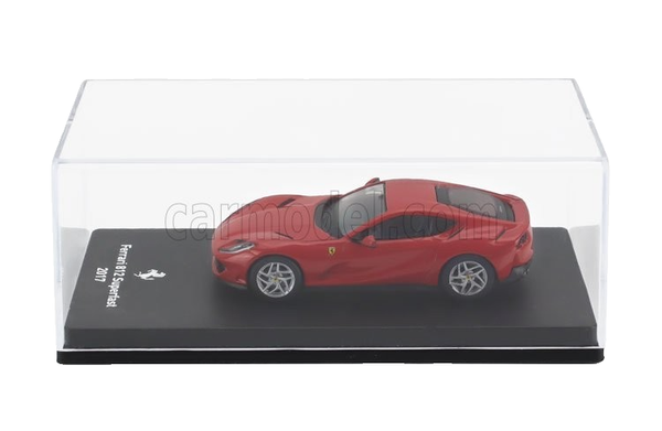 Ferrari 812 Superfast 2017 Rosso + Vet Edicola 1/64 FERGT164-014-image