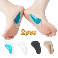 Arch Orthotic Support Insole Corrector Gel Pads Shoe Silicone Inserts Reusable